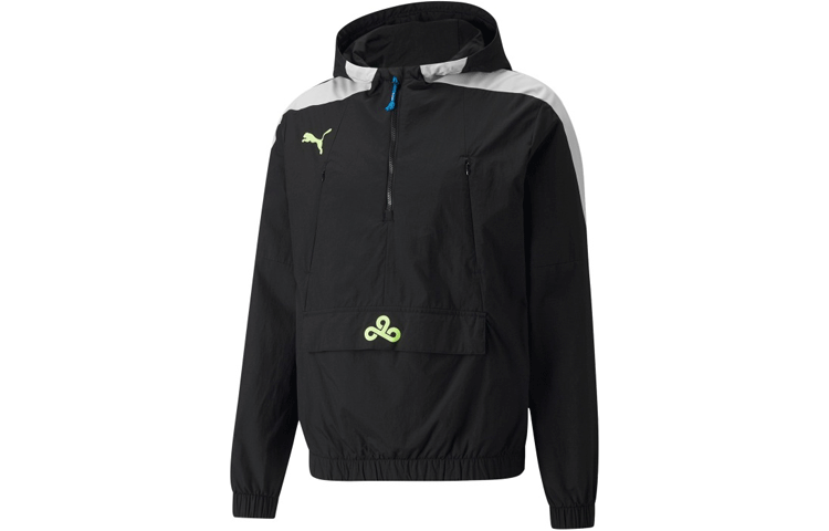 Куртка Puma Logo Print Hoodie Jacket Black