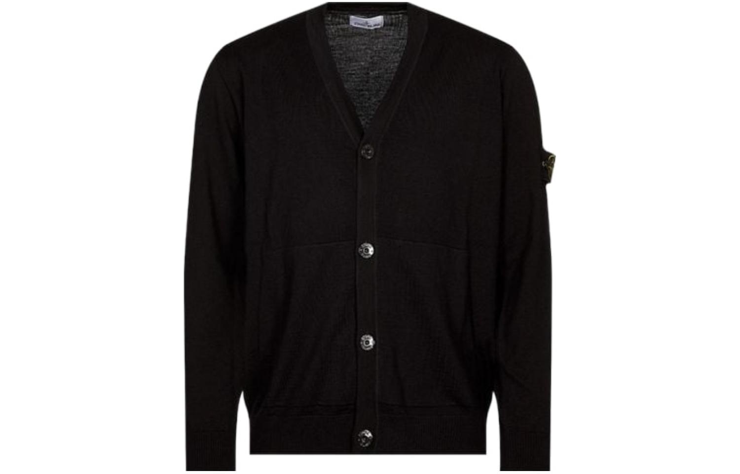 Stone Island Cardigan Black