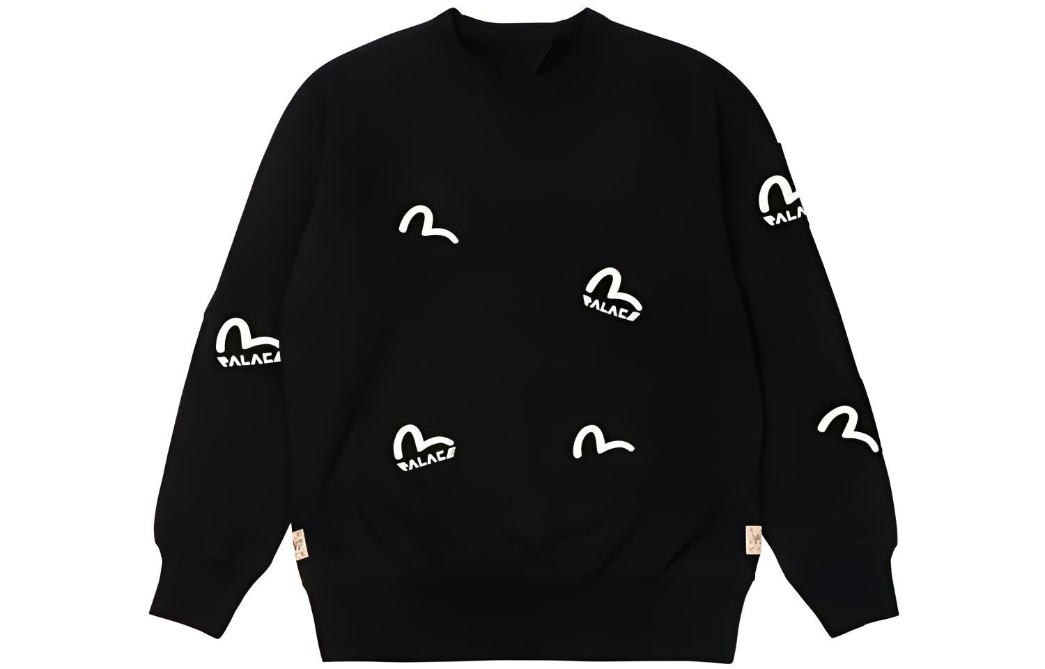 Худи PALACE x EVISU Multi Pocket Crew Black