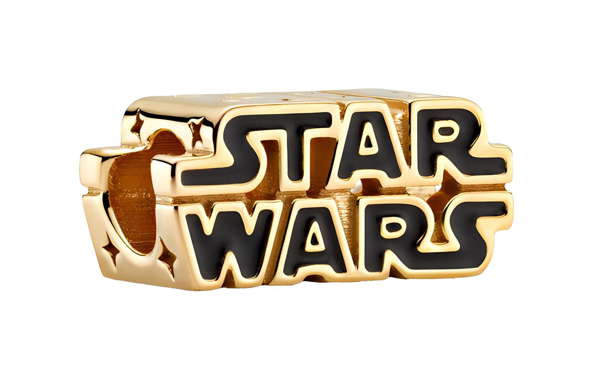Pandora/潘多拉 Pandora Star Wars 3D Logo Charm Gold