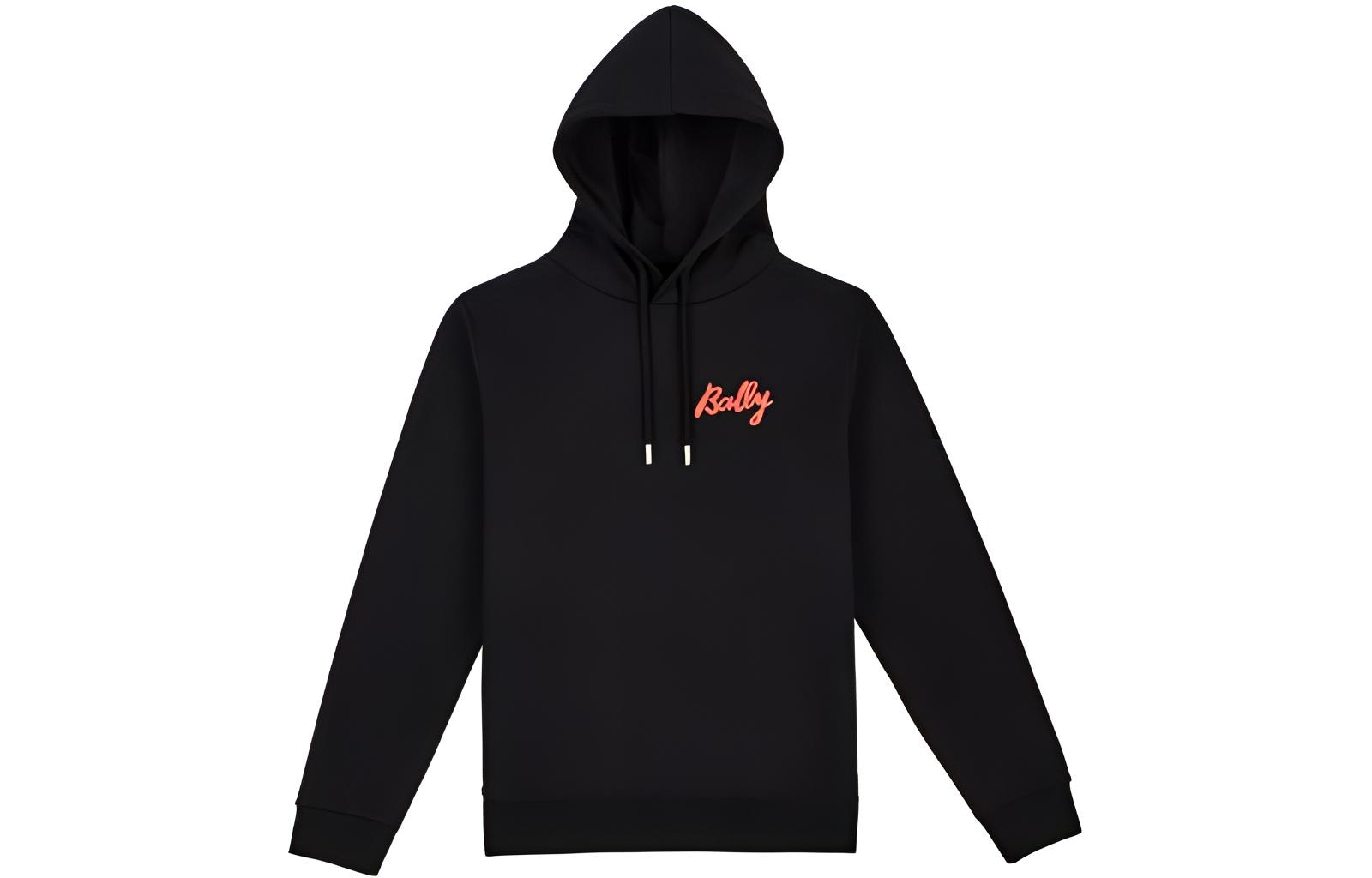 Худи BALLY巴利 Bally Logo Hoodie Black