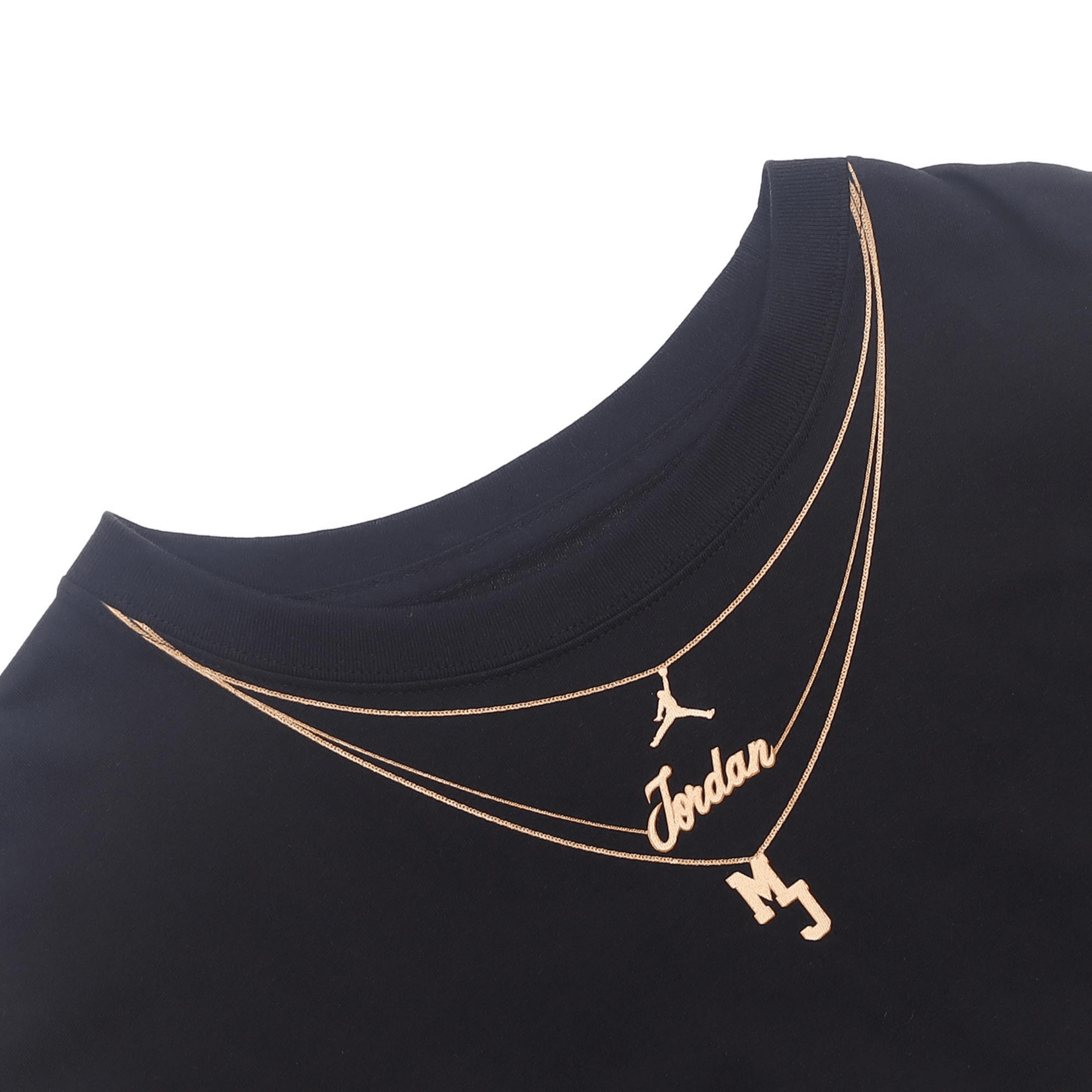 Jordan SS22 Necklace Detail Tee Black — фото 4
