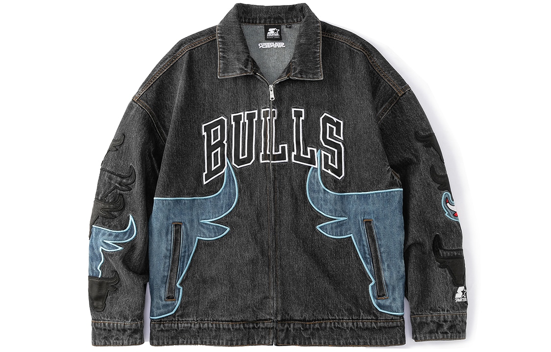 Starter x NBA Bulls Denim Jacket