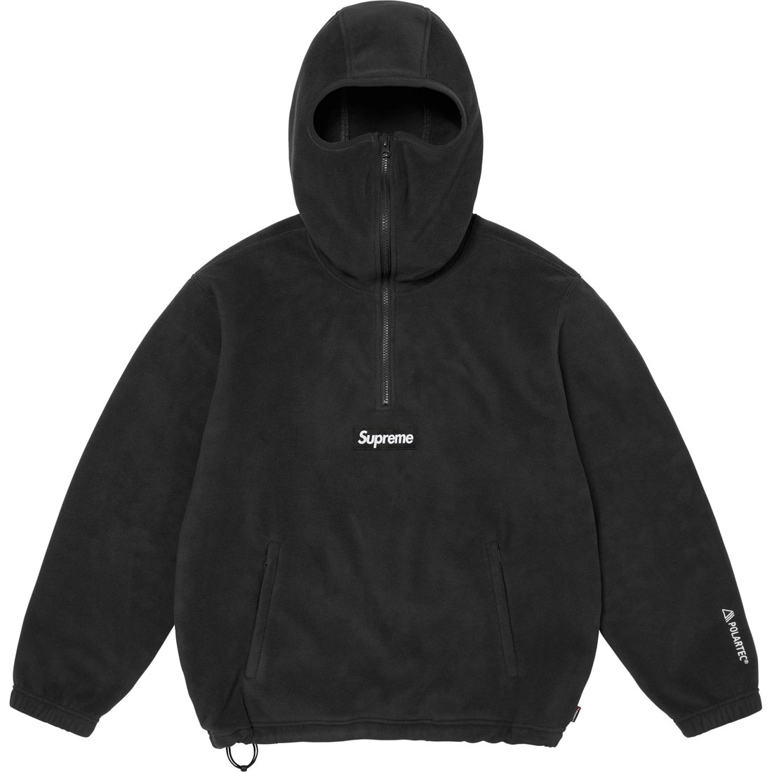 Supreme x Polartec FW24 Facemask Half Zip Hooded Sweatshirt — фото 7