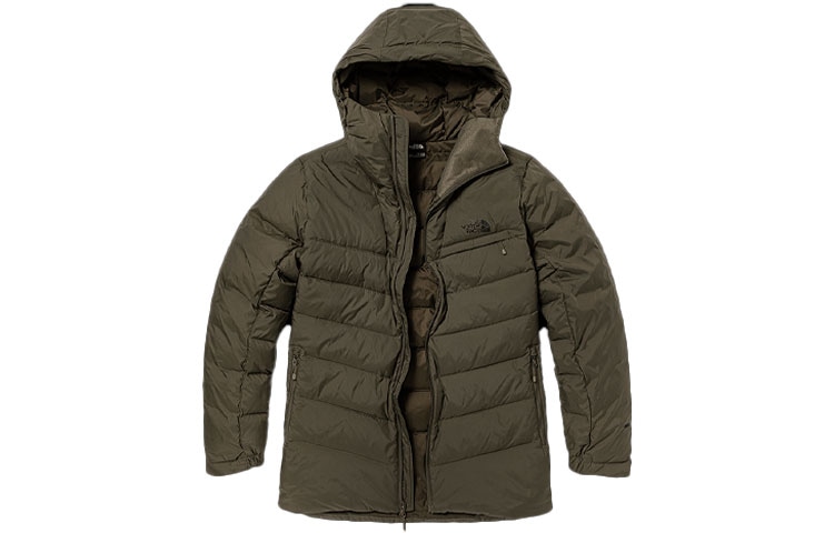 The North Face 550 Hoodie Down Jacket Green