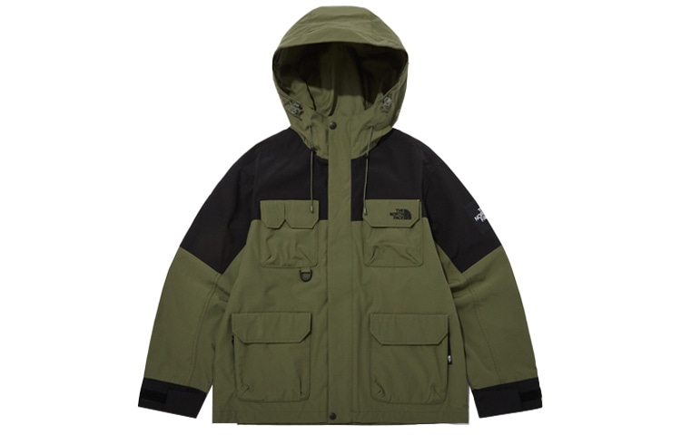 Куртка The North Face Logo Print Zip Jacket Military Green