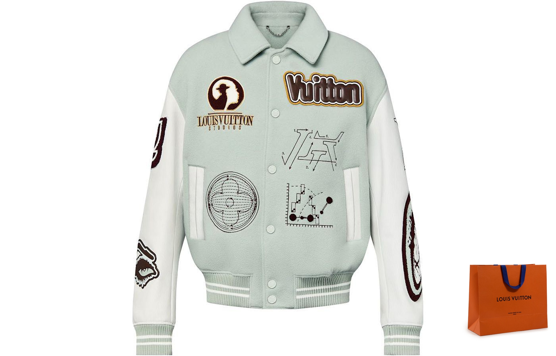Louis Vuitton FW23 Bomber Jacket Green — фото 1