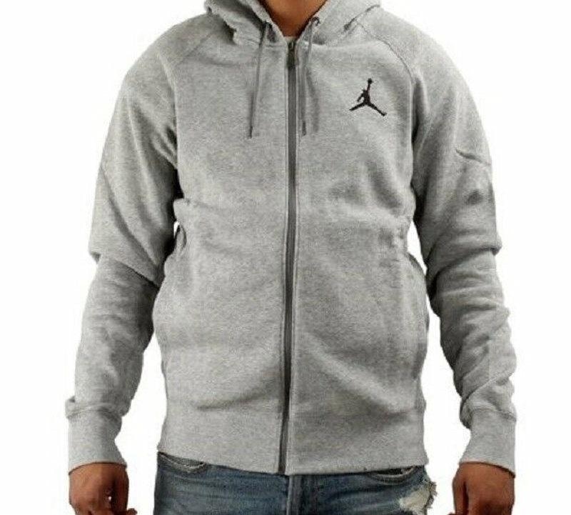 Jordan Air Basketball Hoodie Grey — фото 2
