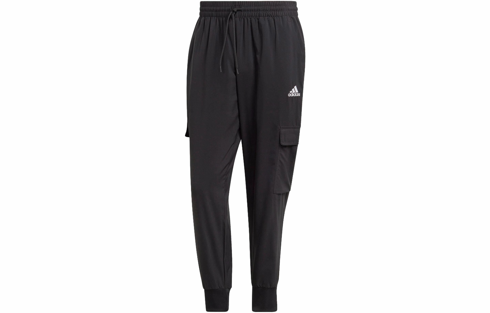 Adidas Essentials Cargo Ankle-Length Joggers Black