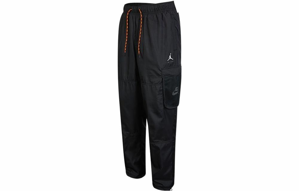 Jordan Logo Print Woven Pants Black
