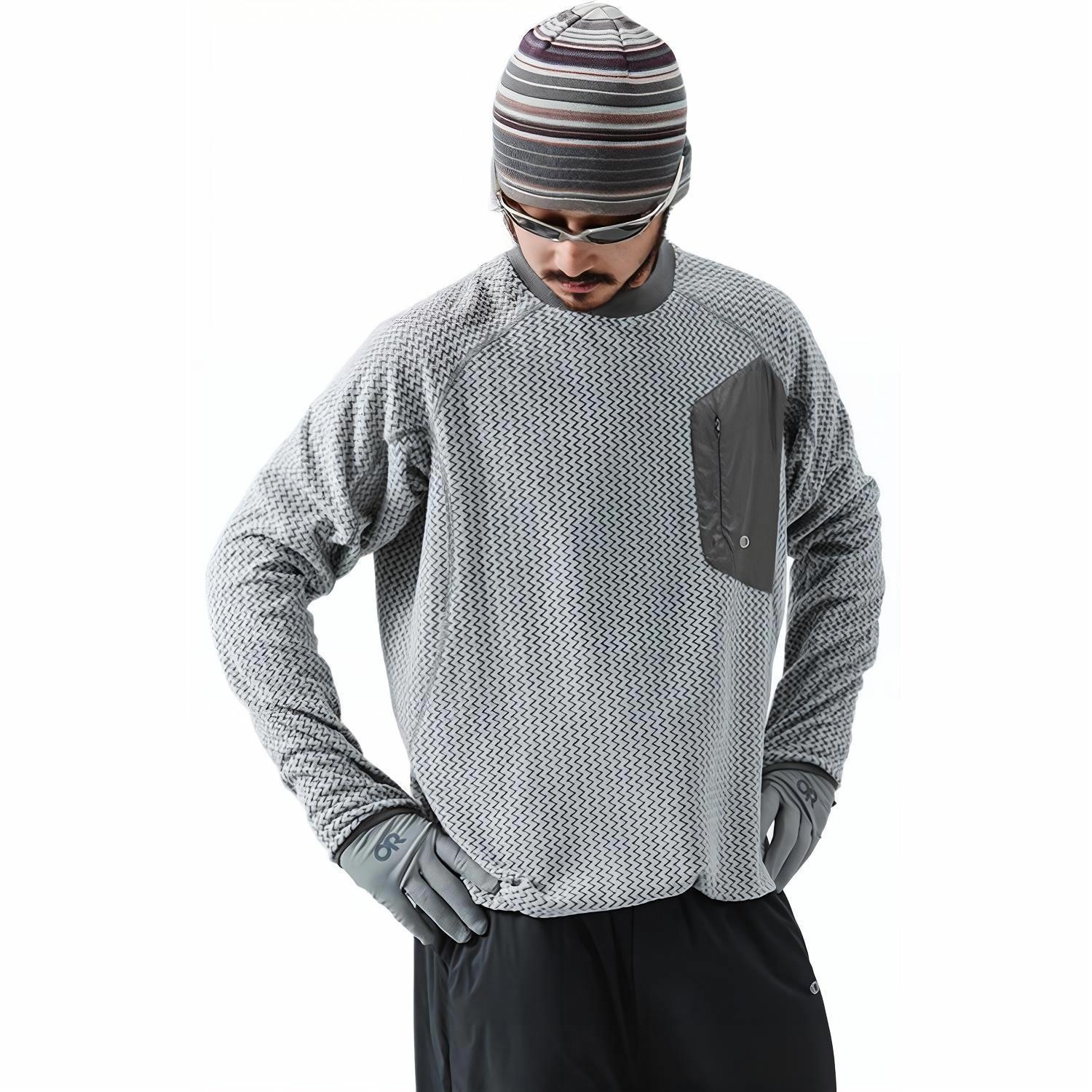 Худи 蓝岐 NOTHOMME BLUE Thermolite Fleece Sweatshirt