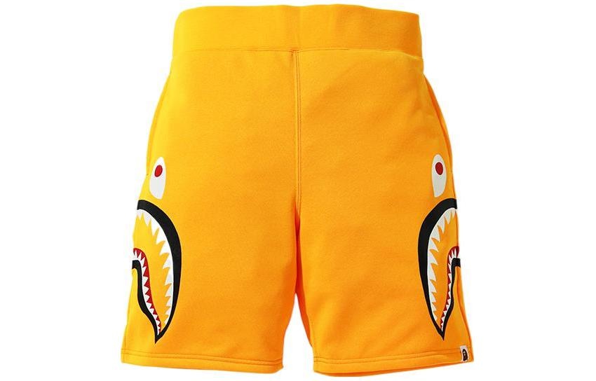 A BATHING APE BAPE Shark Print Shorts