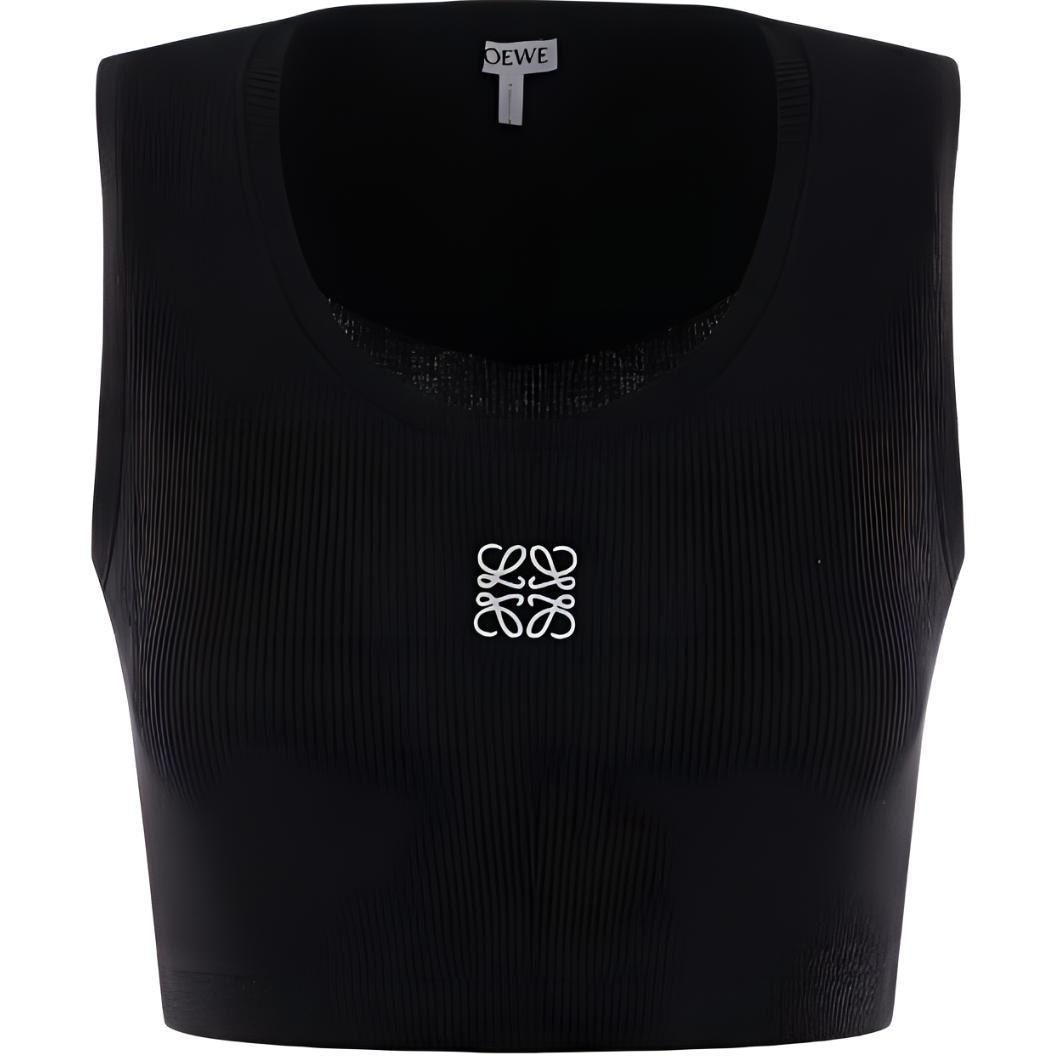 LOEWE Sleeveless Pullover Black