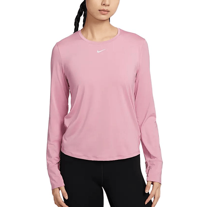 Nike Dri-Fit One Classic Long Sleeve Pink — фото 2