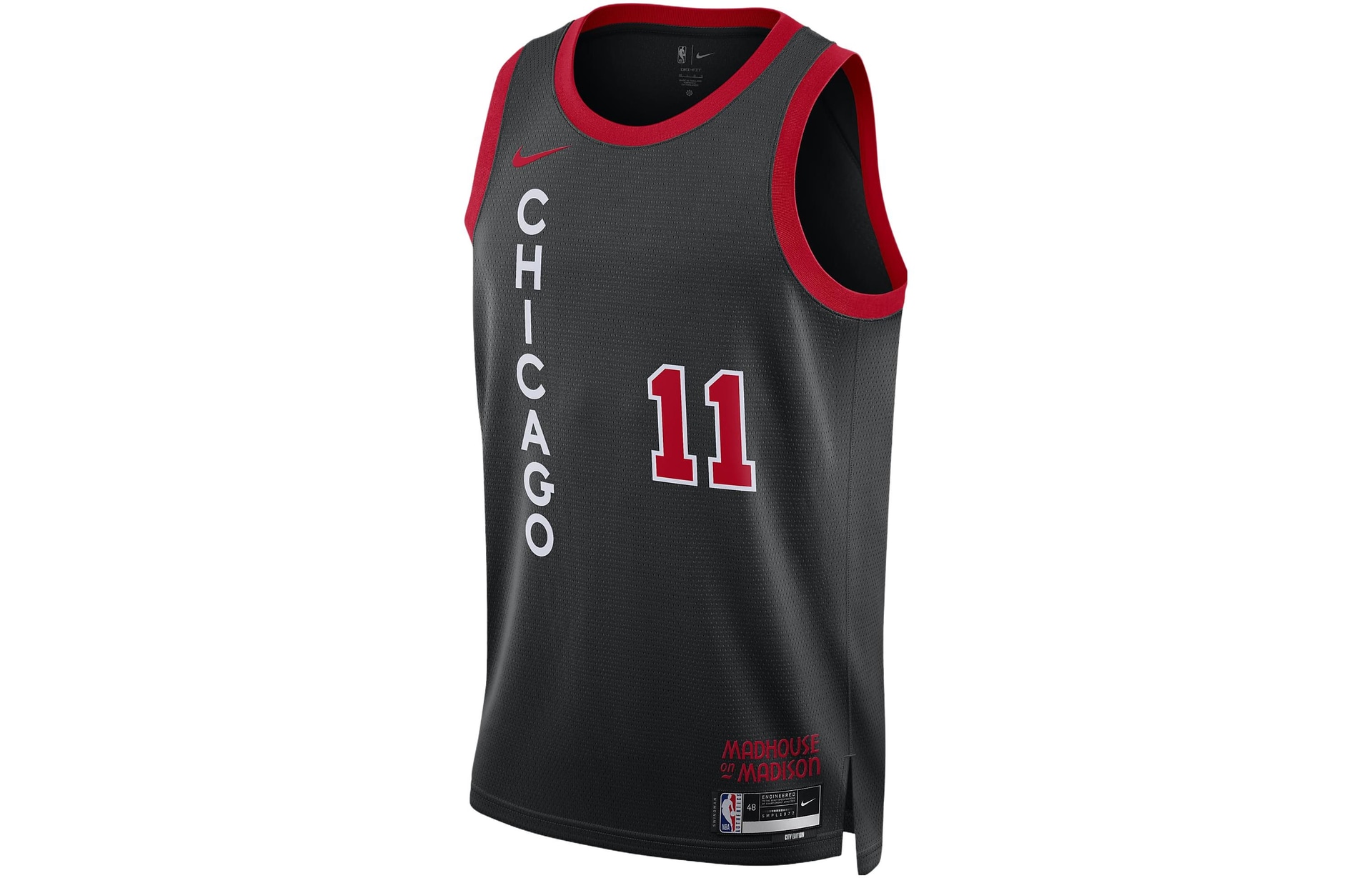 Nike Dri-Fit NBA Swingman Jersey Chicago Bulls DeMar DeRozan 11 Black