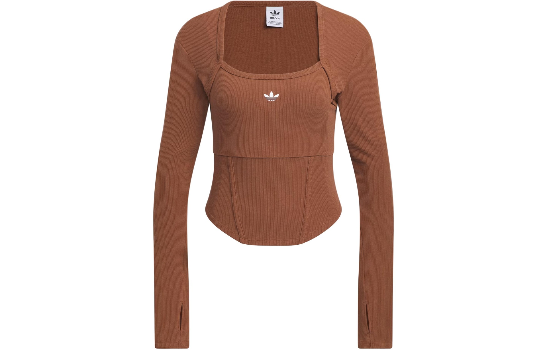 Футболка Adidas Corset Long Sleeve Tee