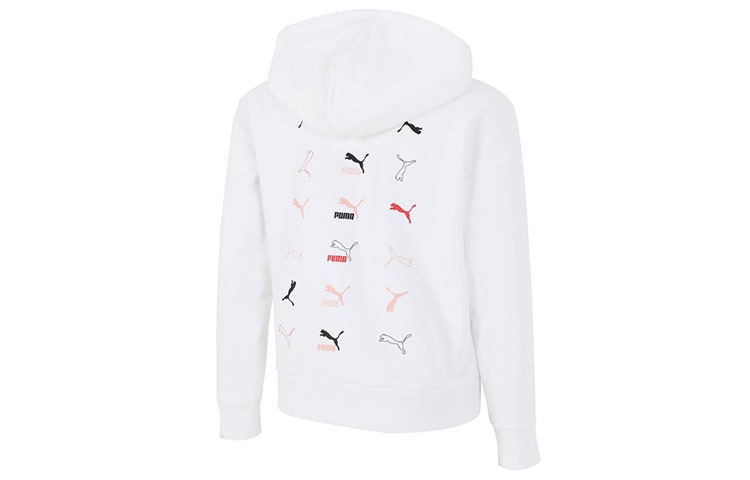 Puma Classics Graphics Hoodie White