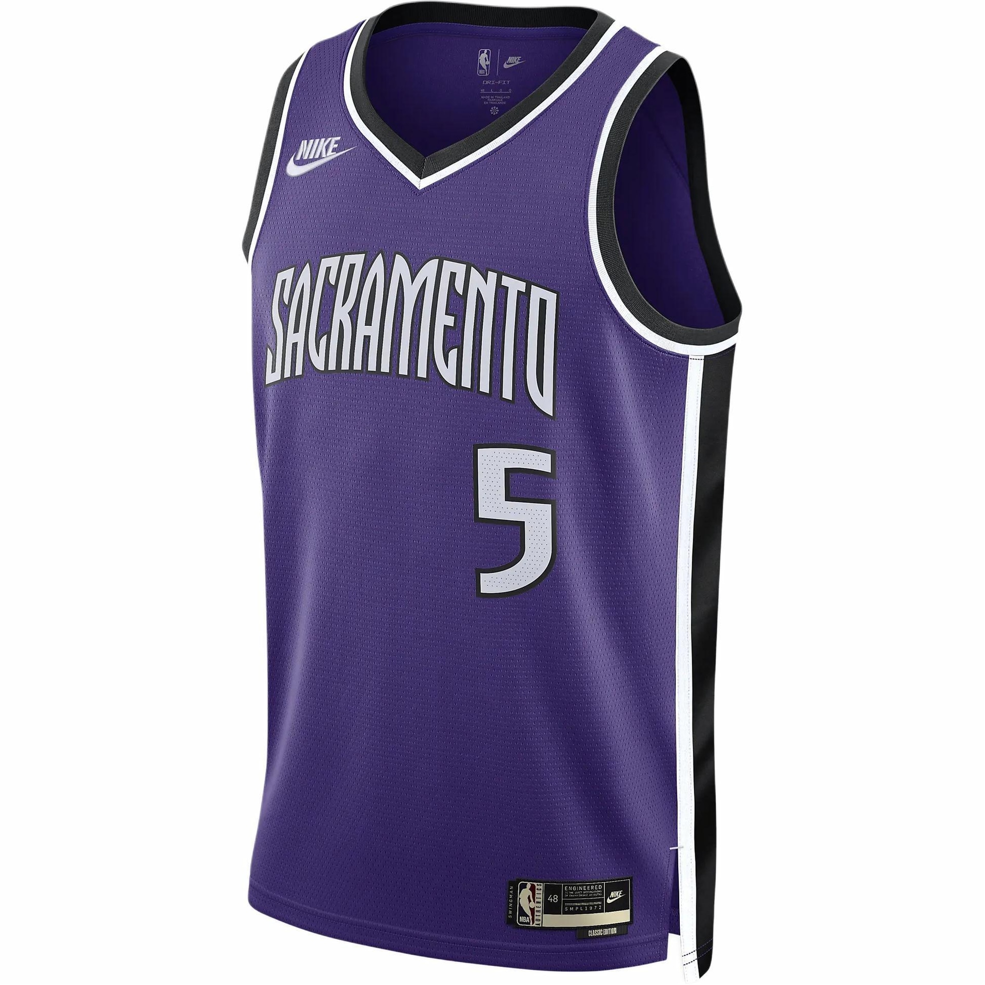 Nike x NBA Dri-Fit Sacramento Kings De'Aaron Fox Hardwood Classics