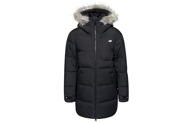 New Balance Mid-Length Down Jacket Black