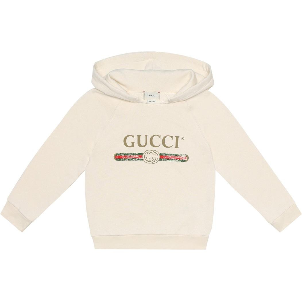 Gucci Hoodie Kids White — фото 6