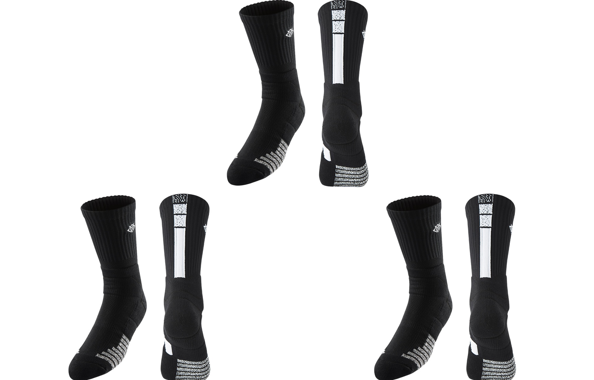 Veidoorn Pulse Basketball Socks 3-Pack — фото 1