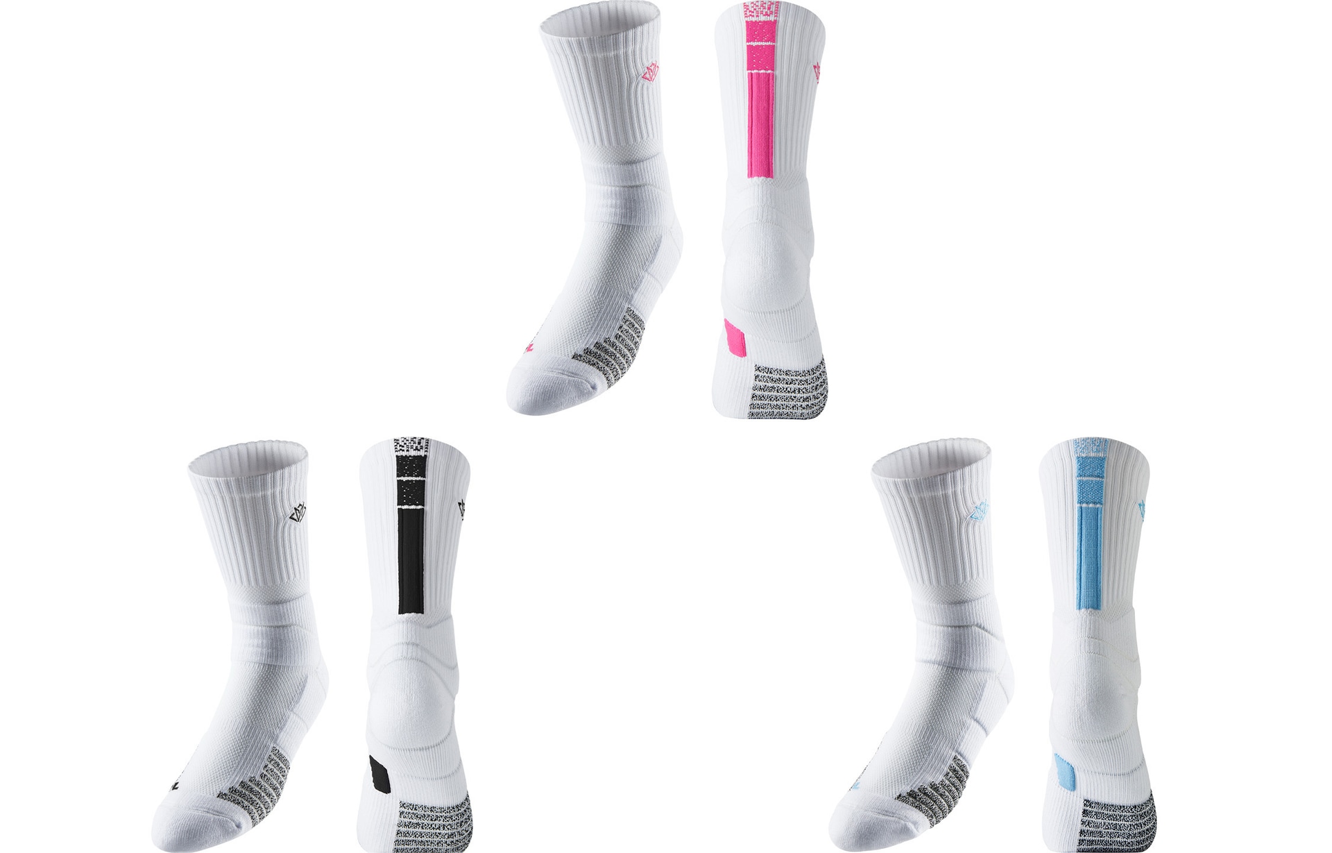Veidoorn Pulse Basketball Socks 3-Pack