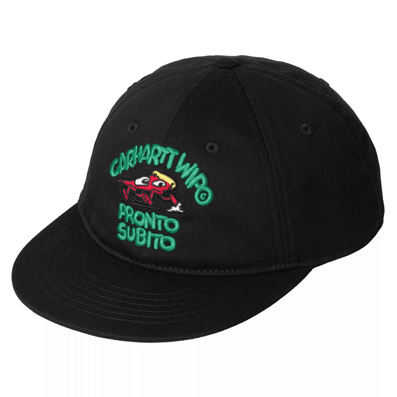 Carhartt WIP Embroidered Baseball Cap Black