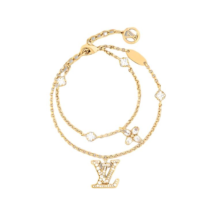 Louis Vuitton Signature Charm Bracelet Gold