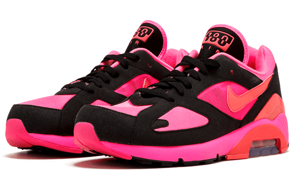 Nike CDG x Nike Air Max 180 Black Pink — фото 7