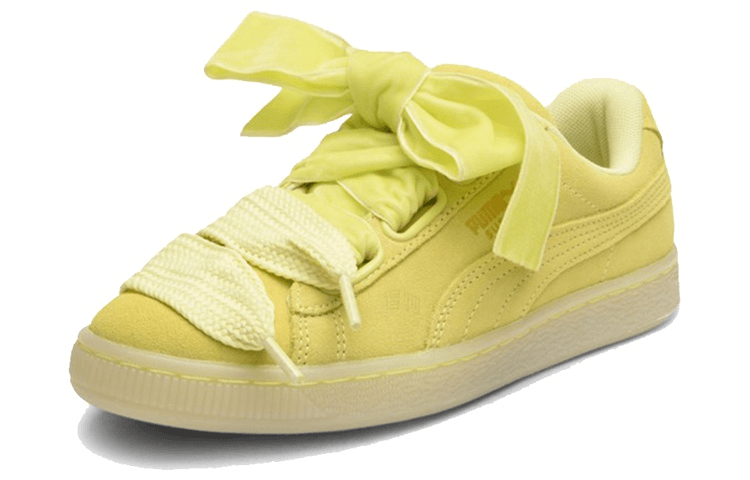 Puma Suede Heart Reset Yellow — фото 5