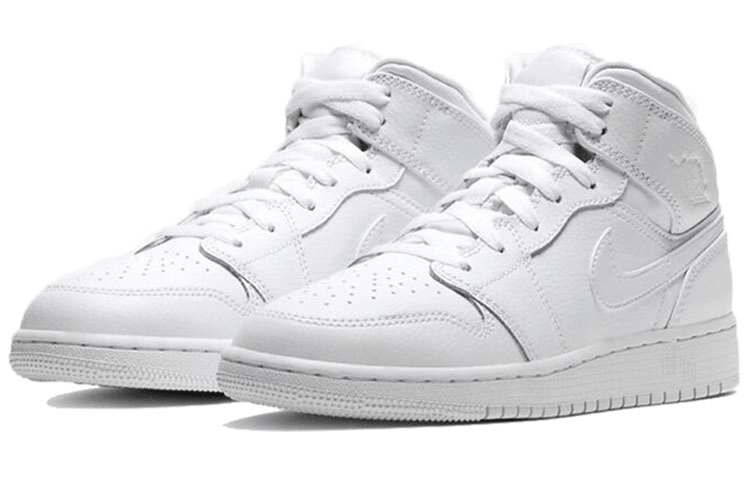 Jordan Air Jordan 1 Mid GS White — фото 7