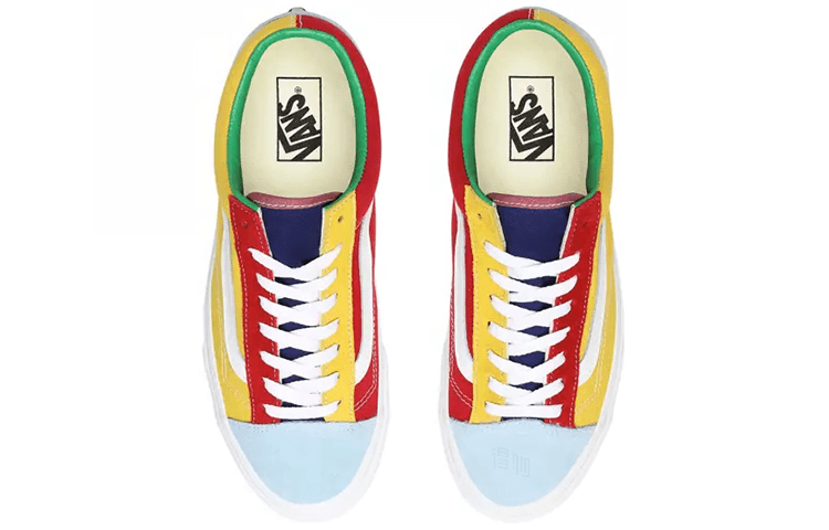 Vans Style 36 Yellow Blue — фото 6