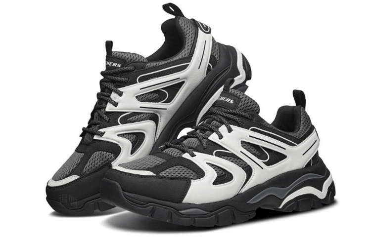 Skechers Stak-Ultra Black White — фото 7