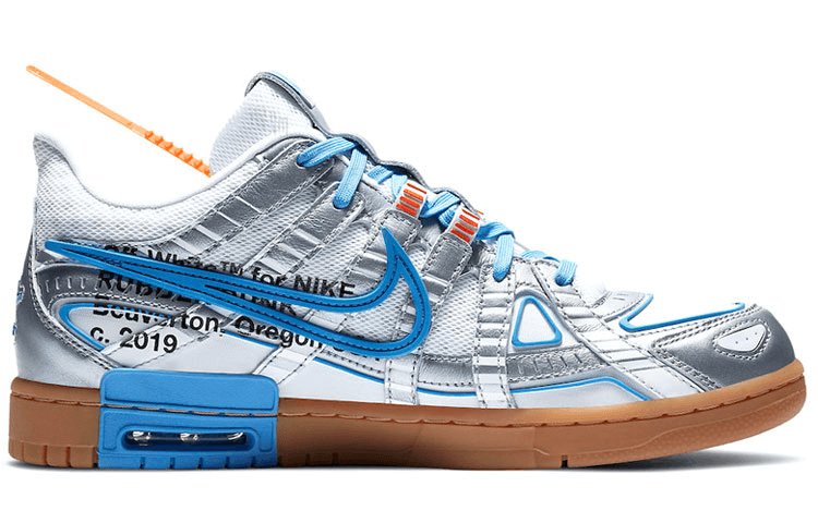 Nike OFF-WHITE x Nike Rubber Dunk Air University Blue — фото 7