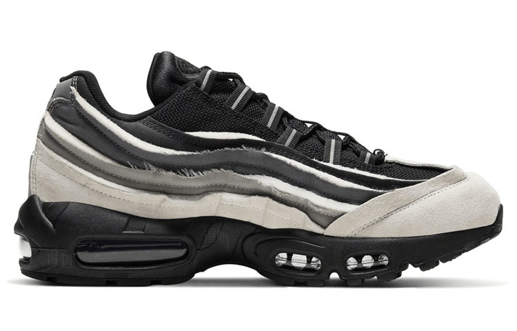Nike CDG x Nike Air Max 95 Black White Grey — фото 6