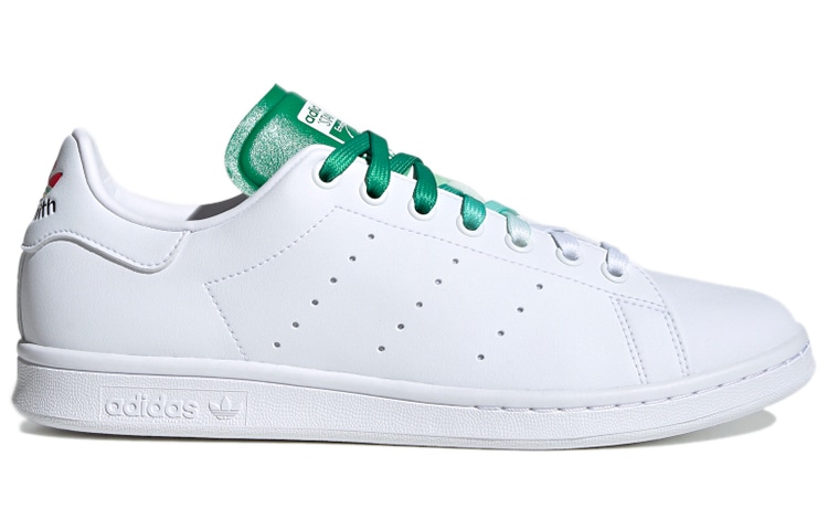 adidas originals adidas Stan Smith White Green Red — фото 8