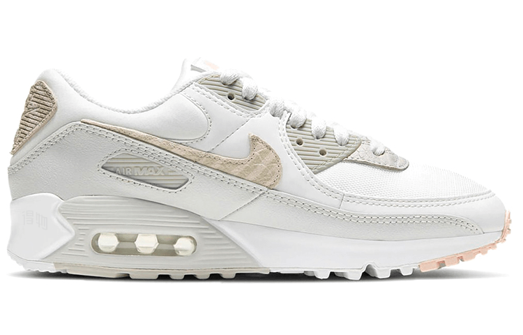 Nike Air Max 90 Grey White Pink — фото 7