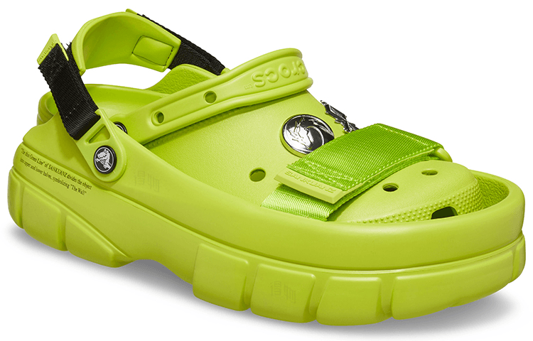 Crocs SANKUANZ x Crocs Classic Clog Lime Green — фото 9