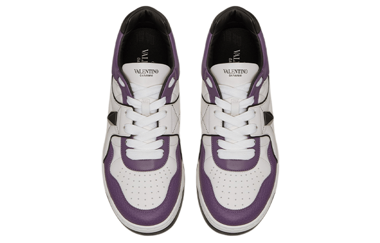 Valentino One Stud White Purple — фото 8