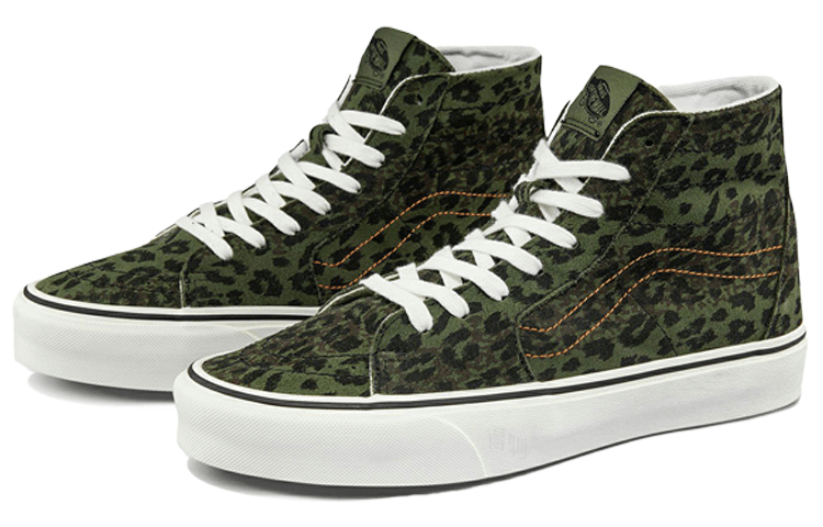 Vans SK8 Tapered Leopard Green — фото 6