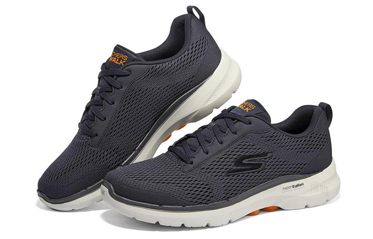 Skechers Go Walk 6 Navy — фото 7