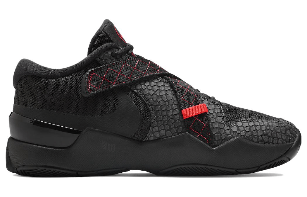 Nike Zoom Court Dragon Low Black Red — фото 7