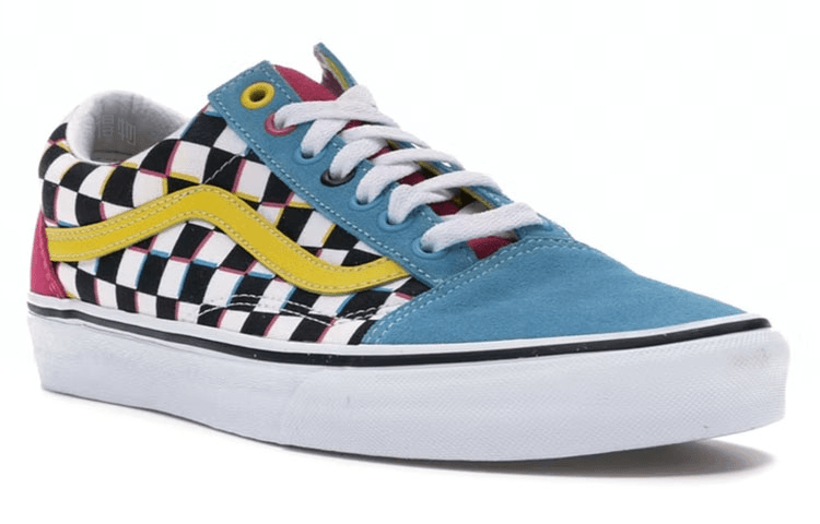 Vans Old Skool Blue Yellow — фото 7