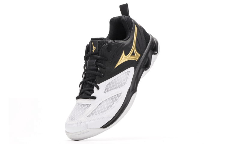 Mizuno Dynablite White Black Gold — фото 7