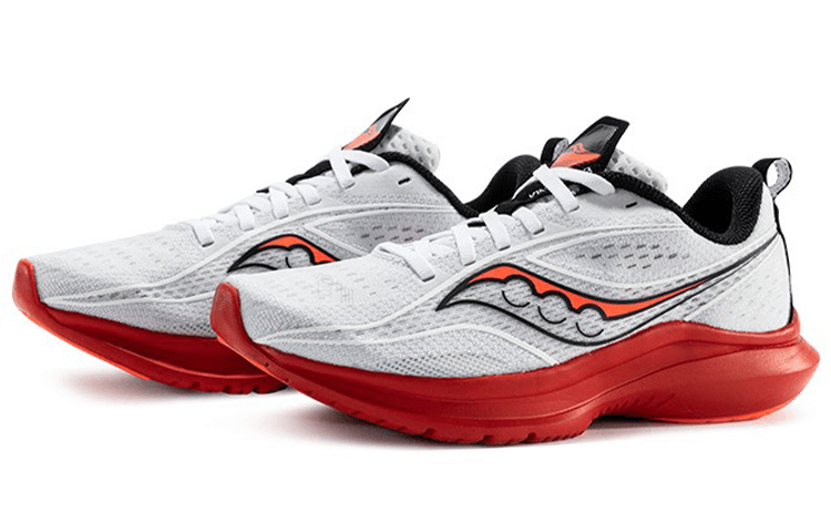 Saucony Kinvara 13 White Red — фото 7