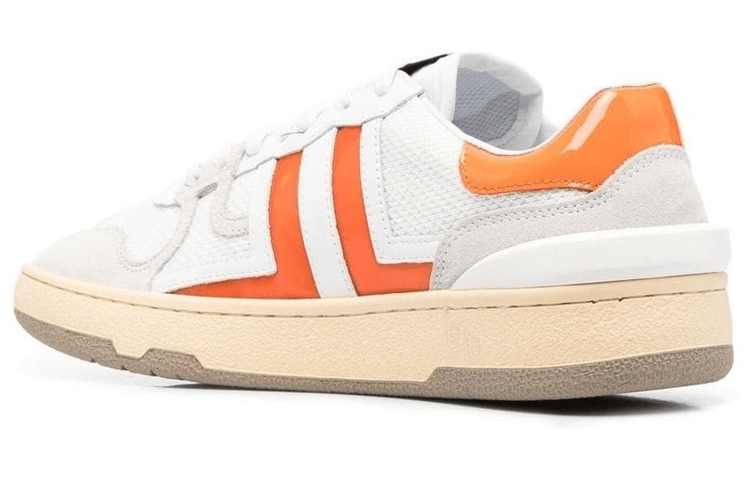 Lanvin Fashion Sneakers White Orange — фото 8