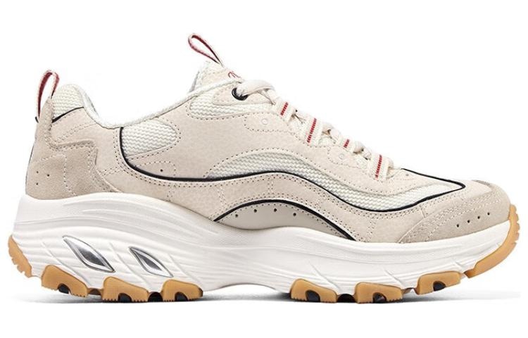 Skechers Arch Fit D'Llites White Brown — фото 5