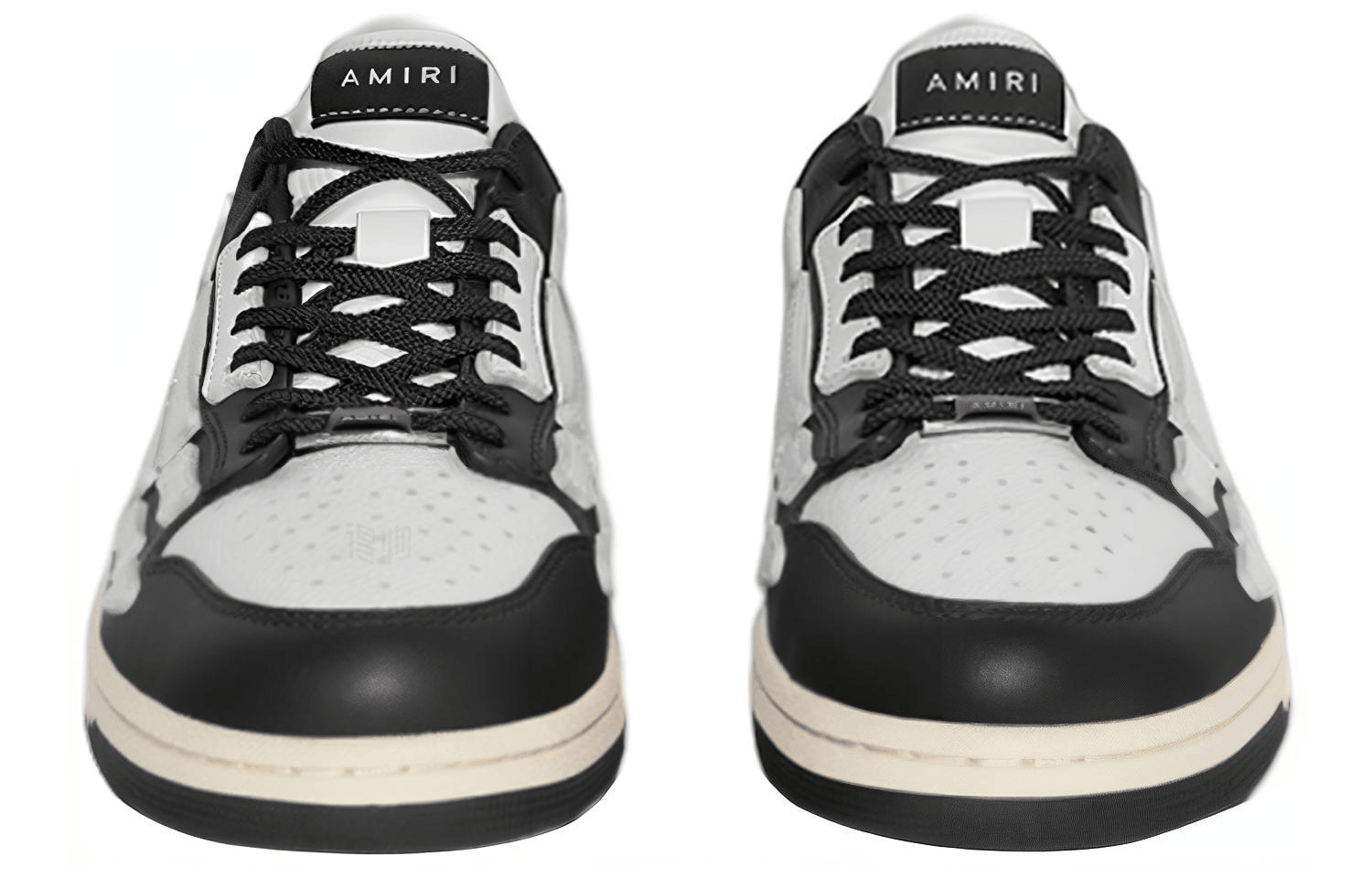 Amiri Bone Low Top White Black — фото 7