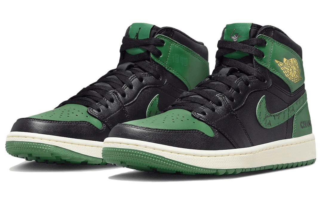 Jordan Air Jordan 1 High Golf Green Black — фото 8