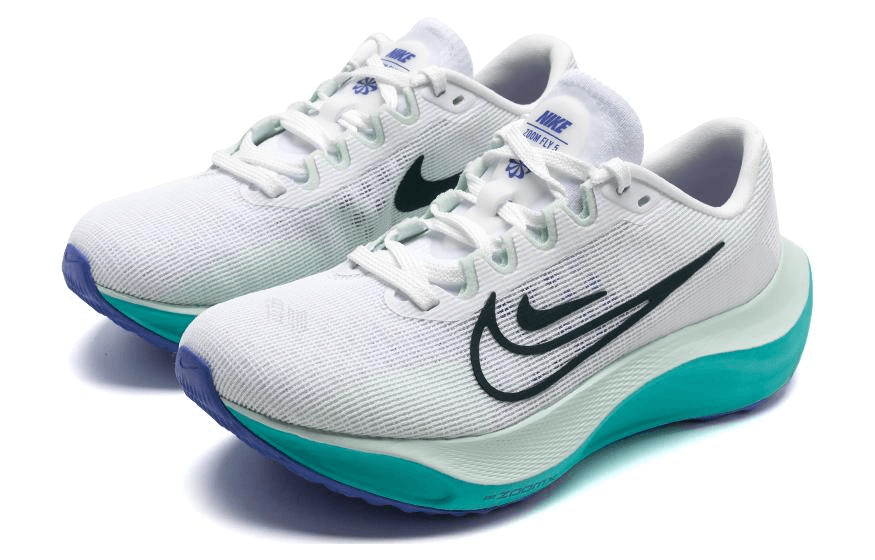 Nike Zoom Fly 5 White Green — фото 7
